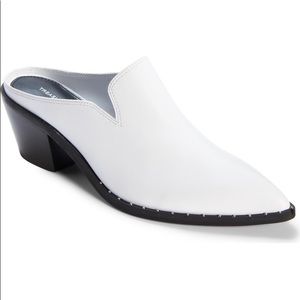 Brand new Treasure & Bond studded white mules